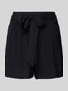 Only High Waist Shorts mit Allover-Print Modell 'NOVA LIFE VIS TALIA' Black
