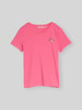 Tom Tailor Denim Regular Fit T-Shirt aus reiner Baumwolle mit Motiv-Print Pink