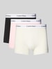 Calvin Klein Underwear Trunks mit elastischem Logo-Bund im 3er-Pack Pink