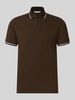 Selected Homme Slim Fit Poloshirt aus Baumwoll-Mix Modell 'ATLAS' Schoko