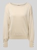 B.Young Gebreide pullover met sierknopen, model 'MOBBE' Zand