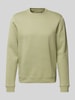 Blend Sweatshirt met ribboorden, model 'Downton' Olijfgroen