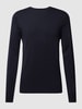 MCNEAL Strickpullover mit Rundhalsausschnitt Marineblau