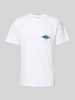 Quiksilver T-shirt met labelprint Wit