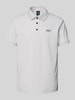 LUHTA Regular Fit Poloshirt mit Label-Print Modell 'KIVILAHTI' Hellgrau