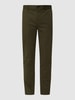 Scotch & Soda Slim Fit Chino mit Stretch-Anteil Modell 'Mott' Oliv