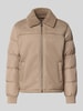 Antony Morato Steppjacke mit Kragen aus Teddyfell Sand