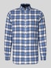 Christian Berg Men Regular fit vrijetijdsoverhemd met button-downkraag Marineblauw