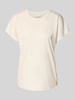 Jake*s Collection T-Shirt mit Rundhalsausschnitt Ecru