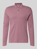 Christian Berg Men Regular Fit Poloshirt aus reiner Baumwolle Mauve