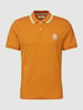 s.Oliver RED LABEL Poloshirt mit Label-Patch Orange