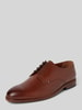 Tommy Hilfiger Lederderby mit Label-Detail Modell 'THUNIT' Cognac