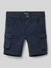 s.Oliver RED LABEL Slim Fit Cargoshorts aus Baumwoll-Mix Marine