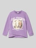s.Oliver RED LABEL Regular Fit Sweatshirt aus Baumwoll-Mix Lavender