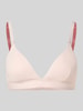 PUMA Bralette in Triangel-Form mit verstellbaren Trägern Hellrosa