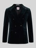 CG - Club of Gents Slim Fit Sakko aus Samt Modell 'Phinix' Dunkelgruen