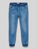 Name It Baggy Fit Jeans mit elastischen Abschlüssen Modell 'BEN' Blau