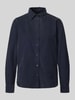 Gant Corduroy blouse met knoopsluiting Marineblauw