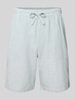 MCNEAL Shorts aus Leinen-Baumwoll-Mix mit Gesäßtasche Lind