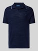 Polo Ralph Lauren Poloshirt met labelstitching, model 'JOHNNY' Marineblauw