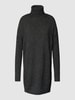 Vero Moda Knielange jurk met col, model 'BRILLIANT' Zwart