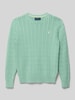 Polo Ralph Lauren Teens Regular Fit sweter z czystej bawełny Miętowy
