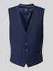 MCNEAL Slim Fit Weste mit Paspeltaschen Marine
