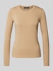 Weekend Max Mara Longsleeve mit Rundhalsausschnitt Modell 'MULTIE' Camel