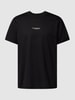 G-Star Raw T-shirt met labelprint Zwart