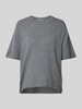 (The Mercer) N.Y. Kaschmir-T-Shirt mit Rollsaum Mittelgrau Melange