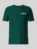 Tommy Hilfiger Regular fit T-shirt van puur katoen Flessengroen