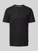 BOSS T-Shirt mit Label-Stitching Modell 'Thompson' Black