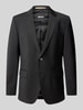 BOSS Slim Fit 2-Knopf-Sakko mit Kissing Buttons Modell 'Huge' Black