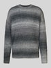 JAKE*S STUDIO MEN Gebreide pullover met extra brede schouders Antraciet