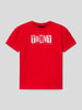 Tommy Hilfiger Teens T-shirt met labelprint Rood