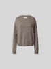 Juvia Wollpullover mit Kaschmir-Anteil Dunkelgrau Melange