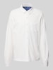 Fynch-Hatton Freizeithemd mit Button-Down-Kragen Weiss