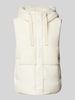 OPUS Gilet met teddybont, model 'Windus' Offwhite