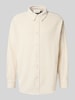 American Vintage Relaxed Fit Freizeithemd aus Cord Modell 'PADOW' Beige