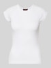 JJXX Slim Fit T-Shirt mit Rundhalsausschnitt Modell 'Star' Weiss