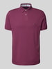 Tommy Hilfiger Regular Fit Poloshirt mit Logo-Stitching Bordeaux