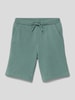s.Oliver RED LABEL Sweatshorts mit Eingrifftaschen Olivgrün
