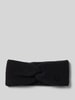 CK Calvin Klein Stirnband aus Lammwoll-Mix mit Label-Applikation Black