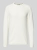 Only & Sons Regular fit gebreide pullover van puur katoen, model 'ERIC' Offwhite