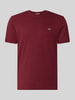 GANT regular fit T-shirt van puur katoen Bordeaux