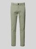 Jack & Jones Slim fit chino met steekzakken, model 'MARCO' Mintgroen