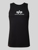 Alpha Industries Tanktop mit Label-Print Black