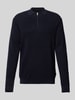 Jack & Jones Premium Strickpullover mit Polokragen Dunkelblau