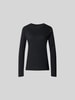 Juvia Longsleeve mit Rundhalsausschnitt Black
