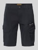 PME Legend Slim Fit Cargoshorts mit Label-Print Modell 'NORDROP' Marine